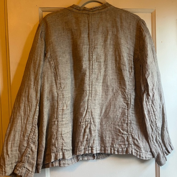 Eileen Fisher 100% Organic Linen Casual Button-Up 2X - Picture 5 of 5